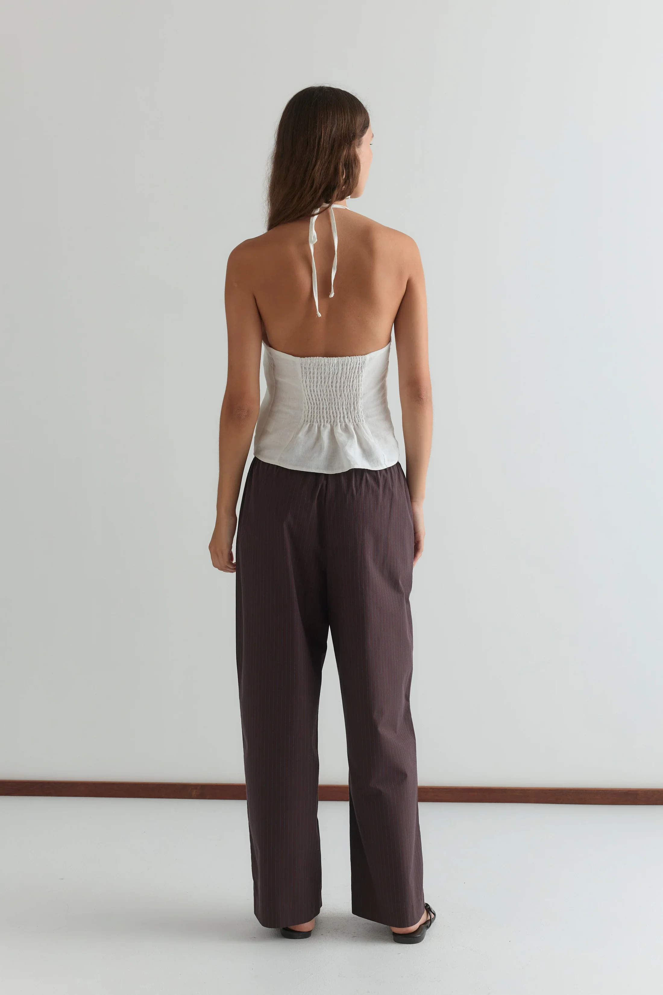 Close Halter Top - White - Image 5