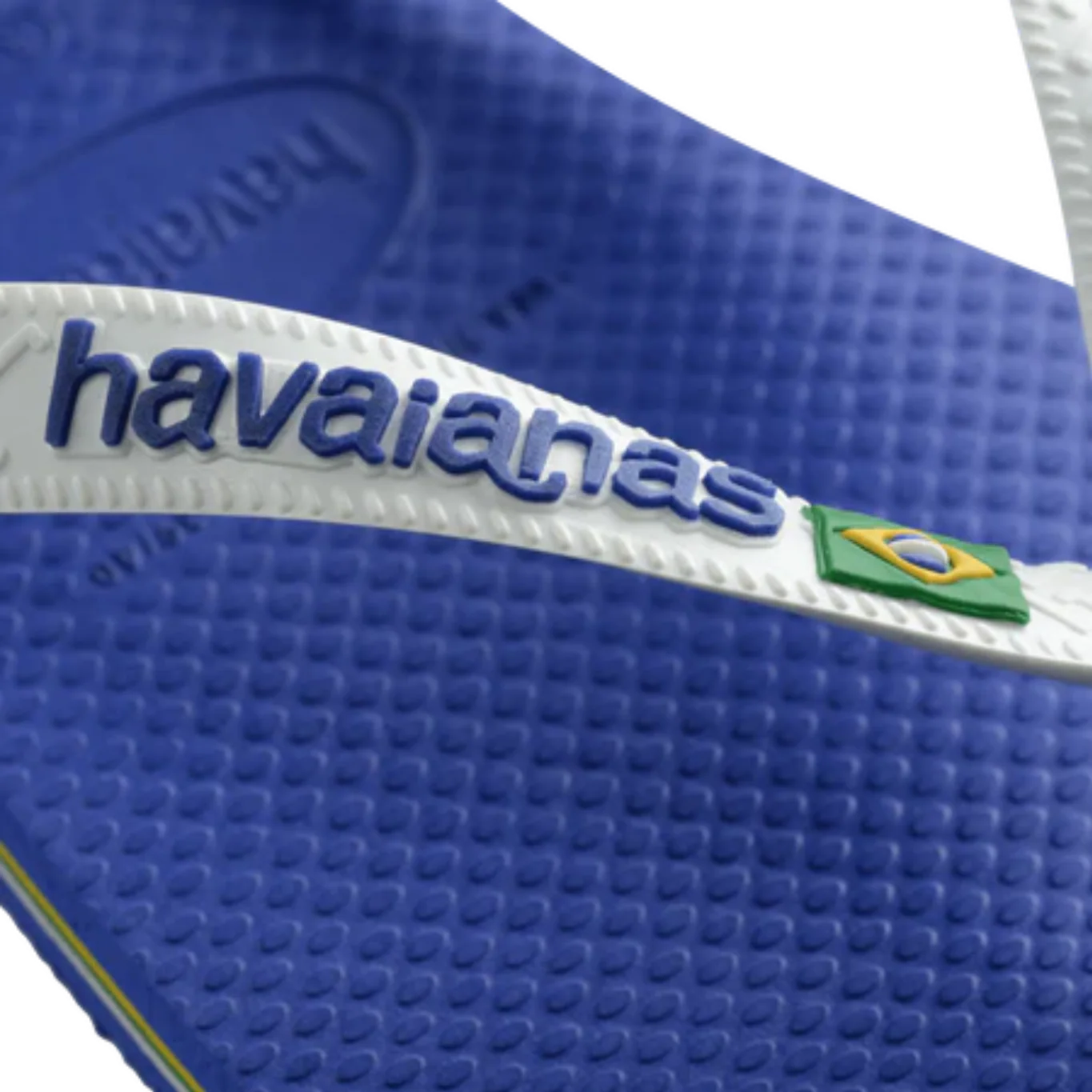 Women's Brazil Logo Flip Flops - Marine Blue - Image 3