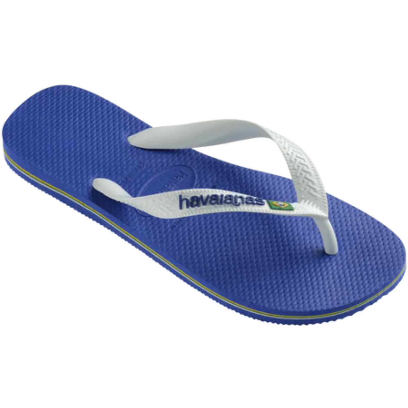 Women's Brazil Logo Flip Flops - Marine Blue - Image 4