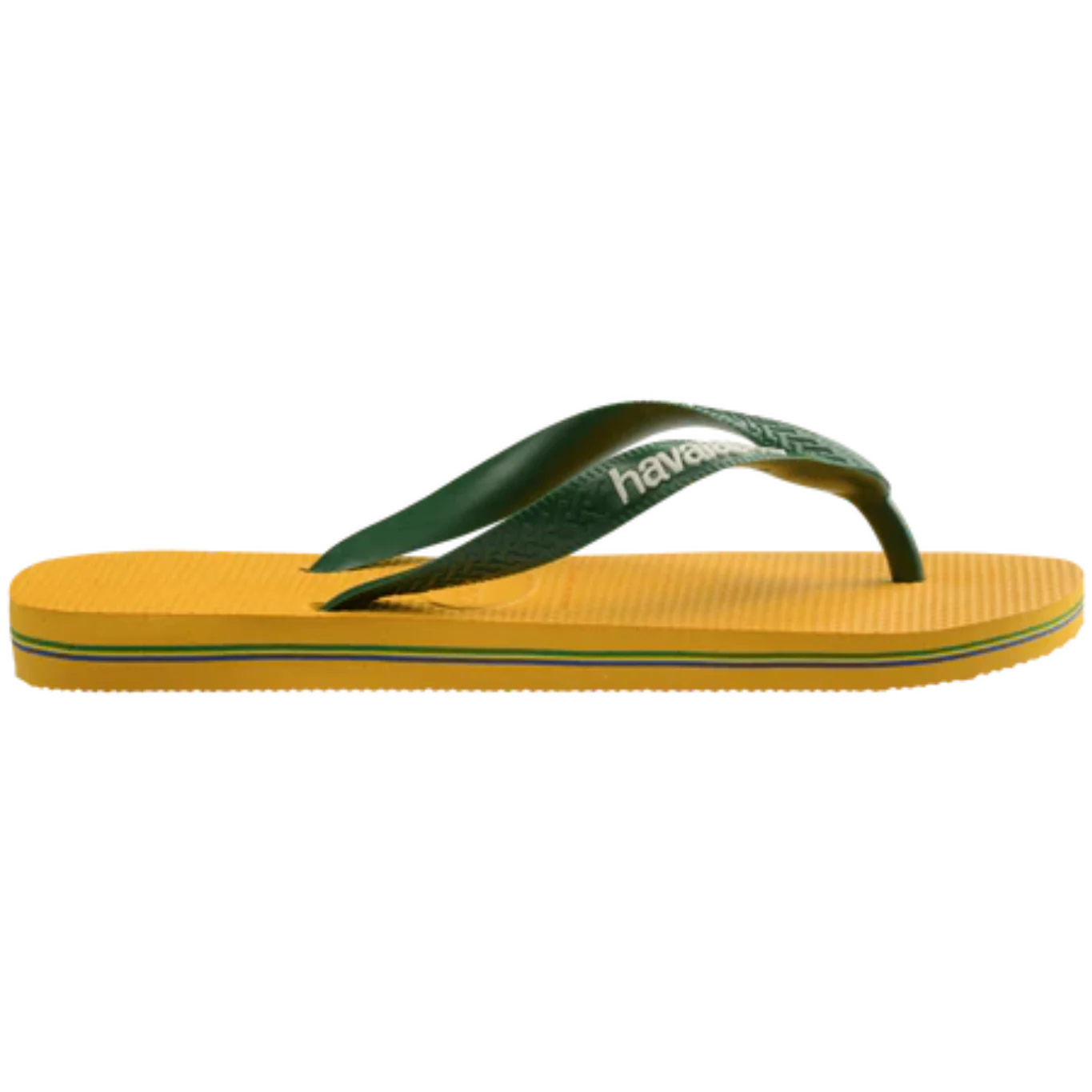 Women's Brazil Logo Flip Flops - Yellow Pop - Image 4