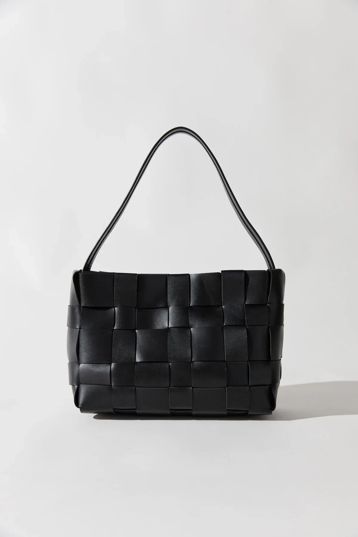 Woven Mini Tote - Black - Image 4