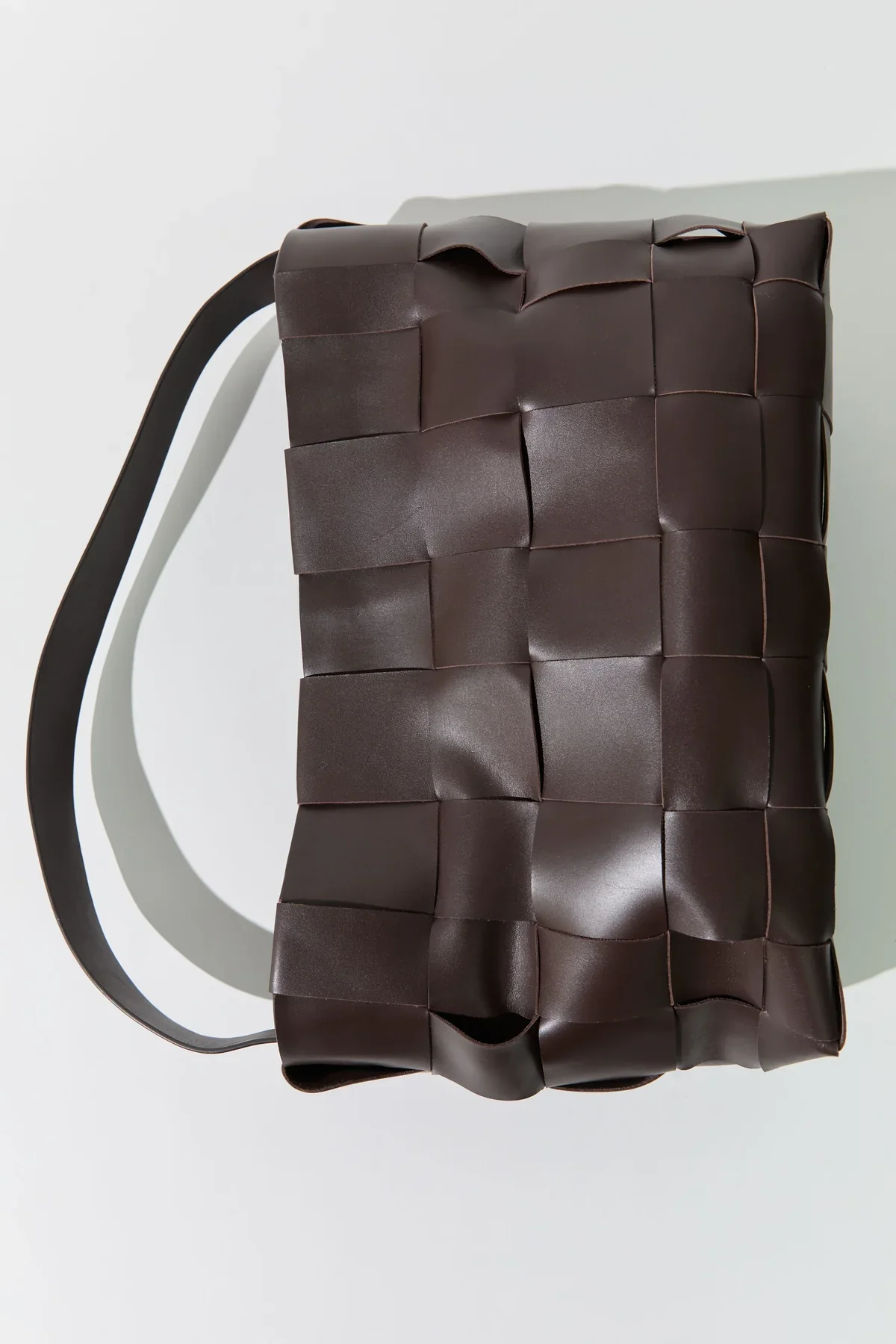 Woven Mini Tote - Chocolate - Image 4