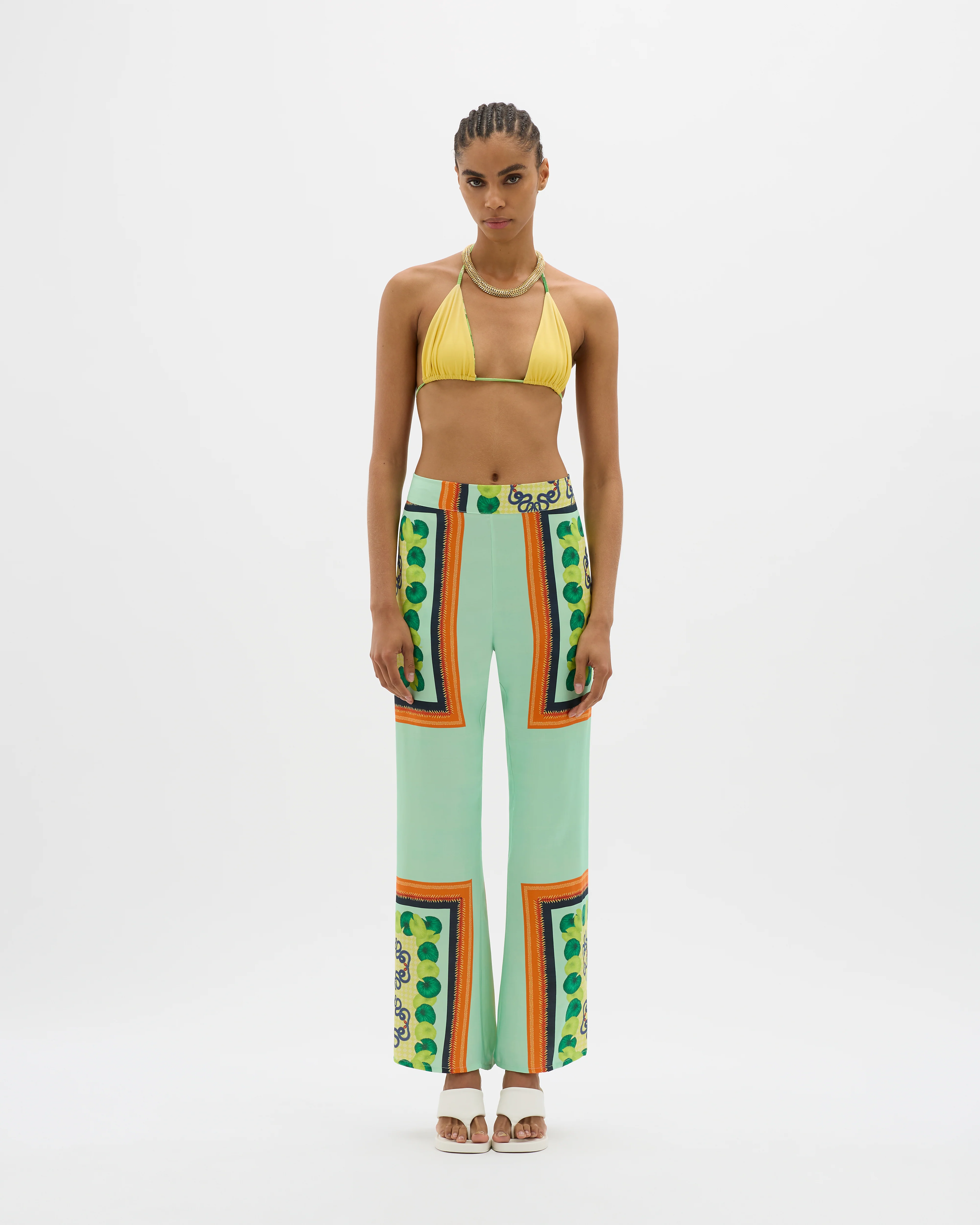 Yin Foliage Pant - Mint - Image 2